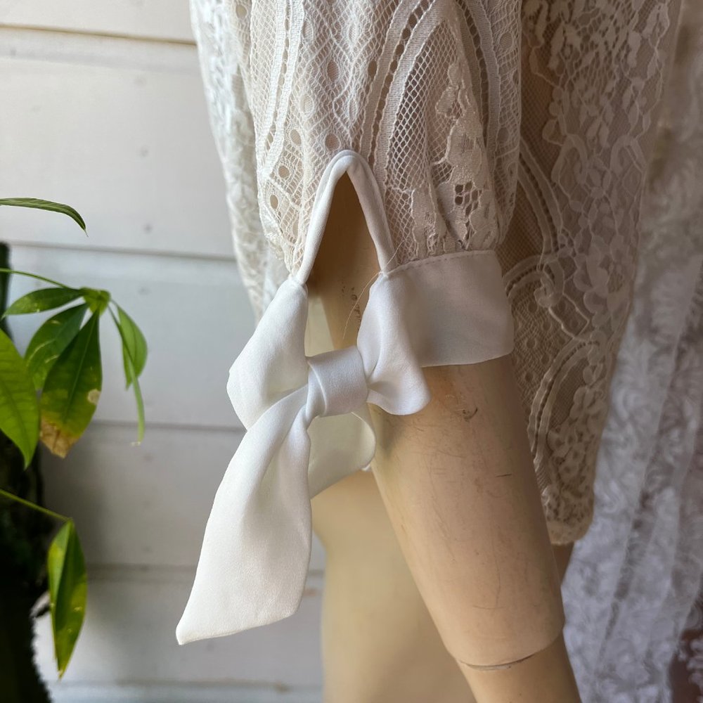 Cream off the shoulder shirt - PERSEPTION CONCEPT - Picture 3 of 6